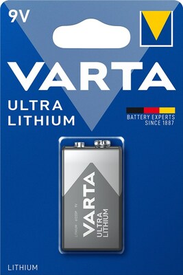 Baterka VARTA Ultra Lítiová 9V (6F22 6122) 1BL