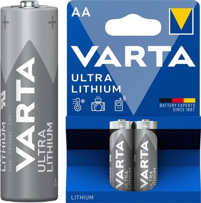 Batéria VARTA Ultra Lítiová AA (2ks) 1.5V (FR6 6106) 2BL