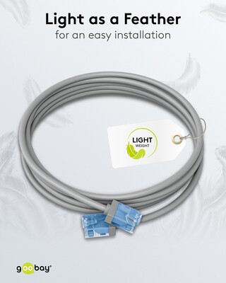 UTP Patchkábel LSOH TPE 7.5m cat.6a, sivý, slim, Cu, Flex Cable, Eco obal