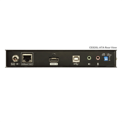 Predĺženie KVM cez TP do 100m, HDMI, USB, RS232, LAN, Audio (3.5mm jack), 4K@60Hz