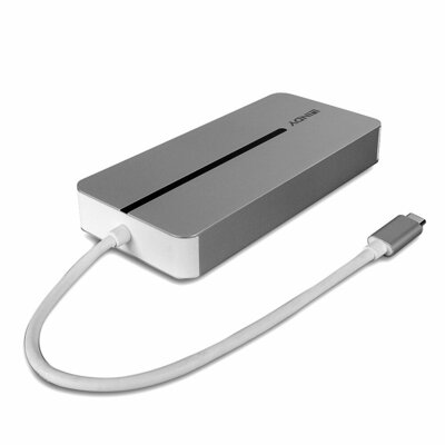 Dokovacia Stanica USB 3.1 Typ C, 2xHDMI (Dual Display), 2xUSB 3.0, Gigabit LAN, (PD 3.0 100W), 0.25m