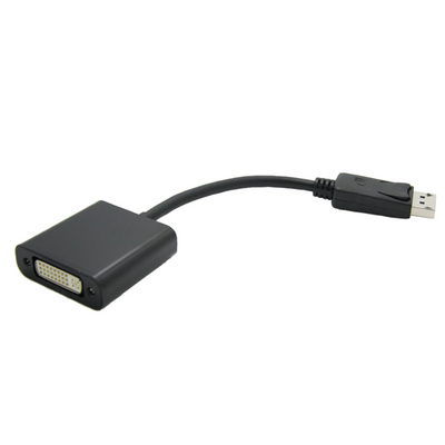 Adaptér DisplayPort na DVI-I M/F, 15cm čierny