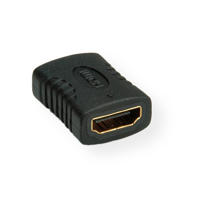 Adaptér/spojka HDMI F/F, 1080p, pozl.konektory, čierny