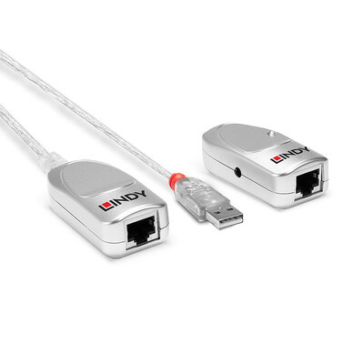 Predĺženie USB 1.1 cez TP do 50m, možnosť pripojiť ext. adaptér