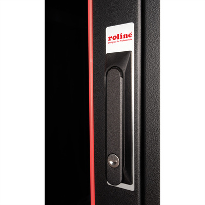 19" Rack na podlahu 47U, 2276x600x800mm (HxWxD), PRO, sklenené dvere, čierny