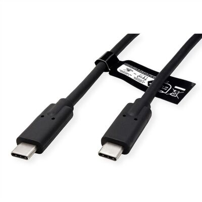Kábel USB 4 Gen 2x2, Typ C CM/CM 2m, 20Gbps, PD 100w 20V5A, čierny