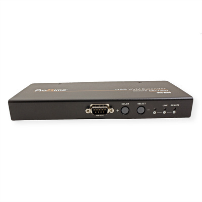 Predĺženie KVM cez TP do 300m, VGA, USB, RS-232, Audio (3.5mm jack), Dual Remote (lokálne ovládanie)