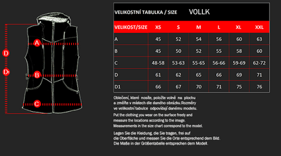 Vesta VOLLK s kapucňou, nepremokavá, cordura so záterom, čierna+ružová XL