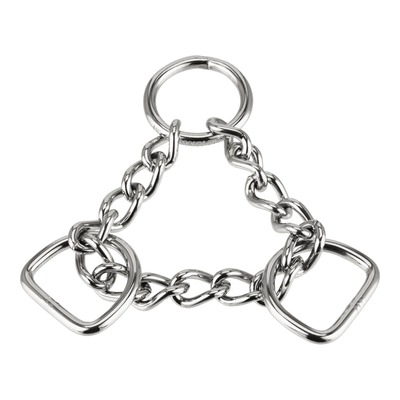 Náhradná sťahovacia retiazka 2mm/13cm, 1 krúžok + 2 D-krúžky, nerezová oceľ, HS