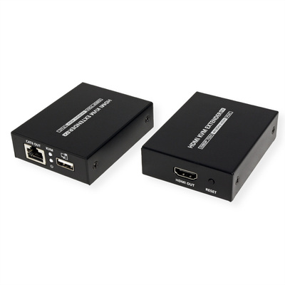 Predĺženie KVM cez TP do 70m (1080p) /40m (4K@30Hz), HDMI, USB