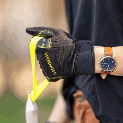 Rukavice FLEXGRIP COMFORT, celé uzavreté, HS, čierne, M