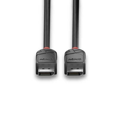 Kábel DisplayPort M/M 2m, 4K@60Hz, DP v1.2, 21.6Gbit/s, čierny, Black Line