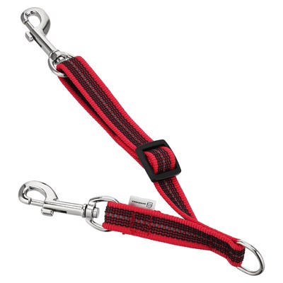 Bezpečnostný adaptér ku korekčnému obojku, pogumovaný, reflexný, 10-20cm, zelený, HS