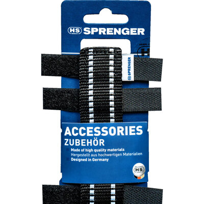 Kryt na ostnatý obojok ULTRA-PLUS, 2.5cm/29.5cm, čierna reflexná, HS