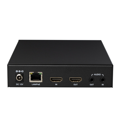 Streamer / Predĺženie HDMI cez LAN (TCP/IP), Encoder, H.265, 4K@60Hz, napájanie aj cez POE
