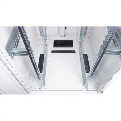 19" Rack na podlahu 42U, 1970x800x1000mm (HxWxD), PRO, sivý