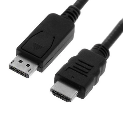 Kábel DisplayPort na HDMI M/M 2m, jednosmerný, max. 1920x1200@60Hz, čierny