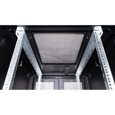 19" Rack na podlahu 42U, 1970x800x1000mm (HxWxD), PRO, čierny