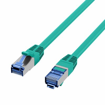 S/FTP (PiMF) Patchkábel LSOH 1.5m cat.7, zelený, Cu, SuperFlex