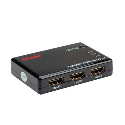Video selektor/switch HDMI 3IN/1OUT Automatický, UHD 4K@60Hz, TOP Produkt