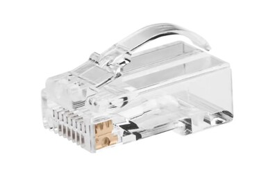 Konektor 8/8 RJ45 cat.6a, Easy-Pass-Through, netienený, na drôt aj lanko, AWG 24-26, 10ks/bal