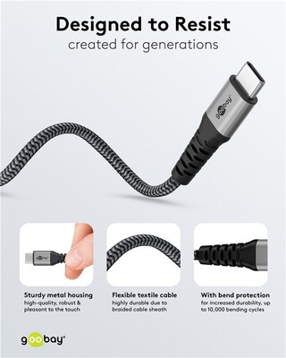 Kábel USB 2.0 CM/CM + Redukcia na USB A, 2m, High Speed, PD 60w 20V3A, čierny