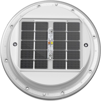 LED svietidlo solárne záhradné v tvare kameňa,  IP44 vonkajšie, RGBW, 24cm, 2 ks/bal