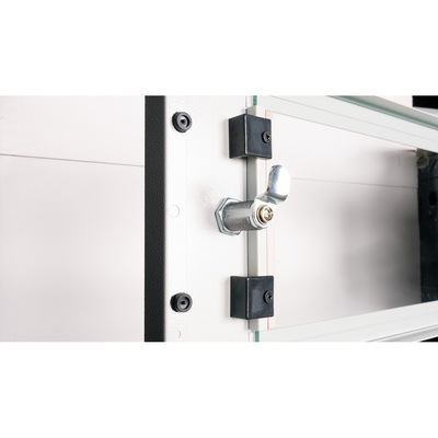 19" Rack na stenu 4U, sivý, 290x600x450mm (HxWxD), odnímateľné bočnice