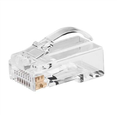 Konektor 8/8 RJ45 cat.6a, Easy-Pass-Through, netienený, na drôt aj lanko, AWG 24-26, 10ks/bal