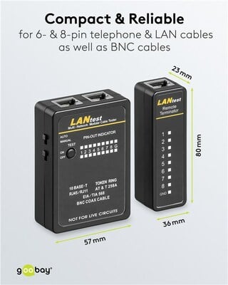 Tester Multi-Network, univerzálny, sada s adaptérmi  bez batérie v príbale