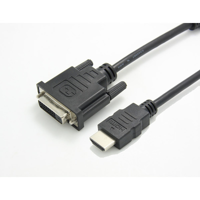 Káblový adaptér HDMI/DVI-D M/F 0.15m, čierny