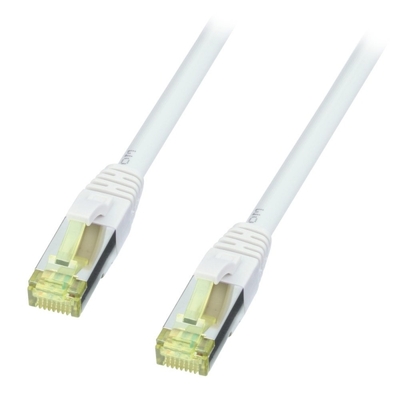 S/FTP (PiMF) Patchkábel LSOH 1.5m cat.7, biely, Cu, UL