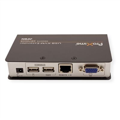 Predĺženie KVM cez TP do 150m, VGA, USB, RS-232, Dual Remote (lokálne ovládanie/monitor)