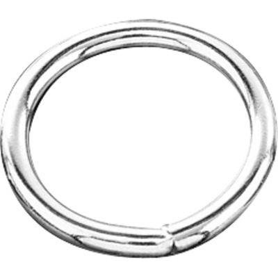 Krúžok zváraný 4mm/30mm, poniklovaná oceľ, HS