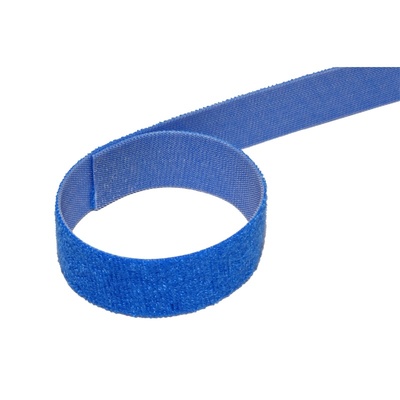 Káblový organizér suchý zips 25m návin, modrá farba, šírka 20mm, VELCRO® ONE-WRAP®