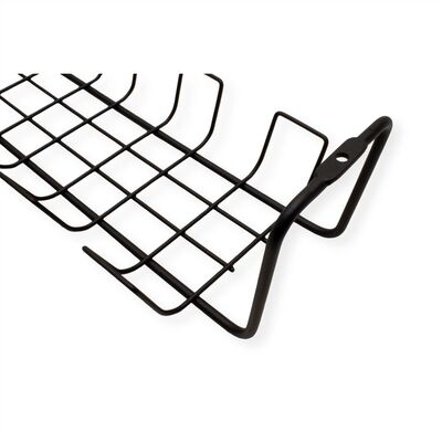 Káblový organizér, žľab na káble pod stôl, 600x132x99mm (DxHxV), čierny, 2ks/bal