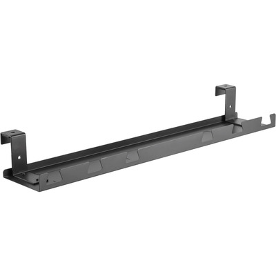 Káblový organizér, žľab na káble pod stôl, 590x131x74mm (DxHxV), čierny
