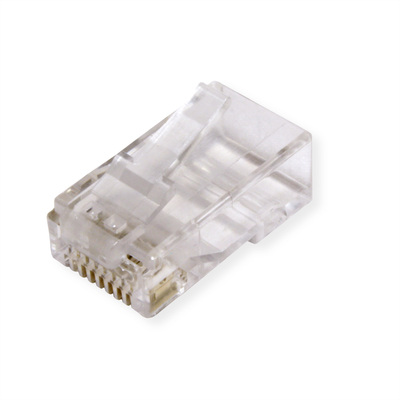 Konektor 8/8 RJ45 cat.6a, netienený, s vložkou, 10ks/bal