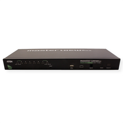 KVM switch/prepínač 8PC, VGA, PS/2+USB, OSD