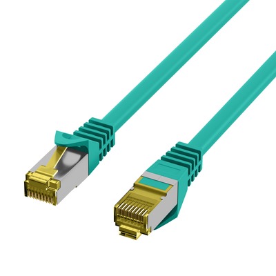 S/FTP (PiMF) Patchkábel LSOH 2m cat.7, zelený, Cu