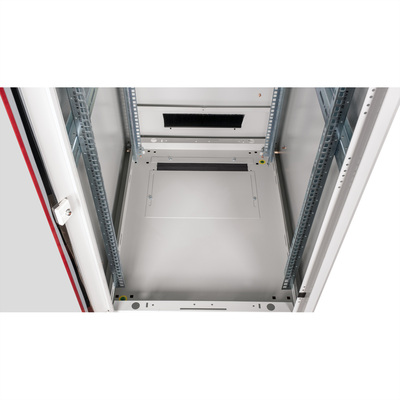 19" Rack na podlahu 36U, 1786x600x800mm (HxWxD), PRO, sklenené dvere, sivý