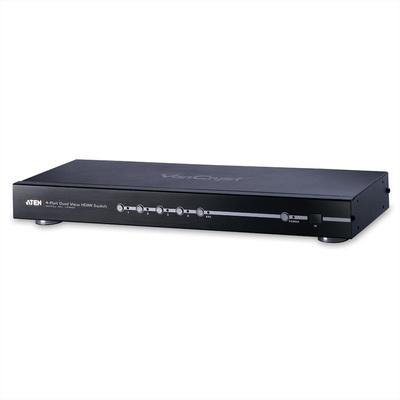Video selektor/switch HDMI 4IN/2OUT, Audio Extraktor, EDID, RS232, 1080p