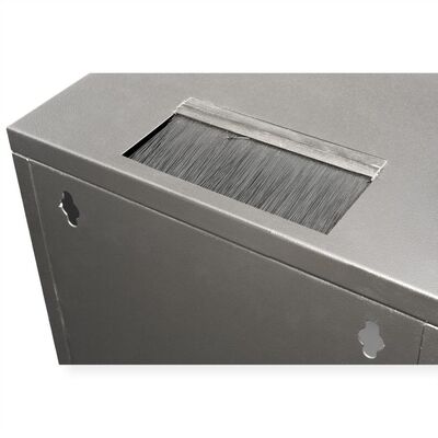 10" Rack na stenu 6U, čierny, 330x312x300mm (HxWxD), RAL9005