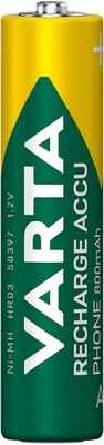 Batéria VARTA RTU nabíjacia AAA (2ks) 1.2V 800mAh NiMH (HR03 58389) 2BL