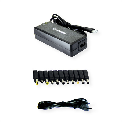 Adaptér NTS 120 W, 15-24V, napájací zdroj pre notebooky, LED display, účinosť cez 85%, čierny
