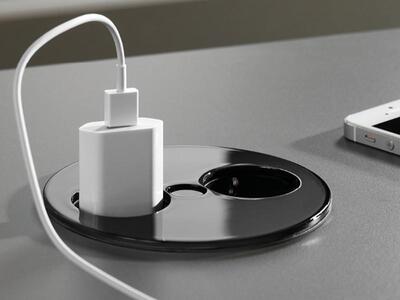 TWIST 2xSCHUKO 230V, 2m kábel 1.5mm², vidlica CEE7/7, čierny matný