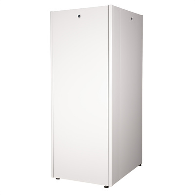 19" Rack na podlahu 42U, 2010x800x1000mm (HxWxD), BASIC, sklenené dvere, sivý