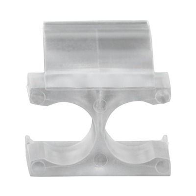 LC duplex clip, transparent 