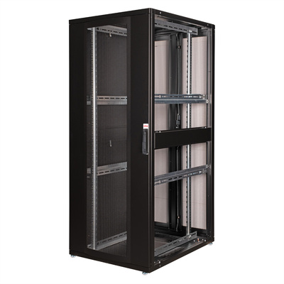19" Rack na podlahu 42U, 1970x800x1000mm (HxWxD), PRO, čierny