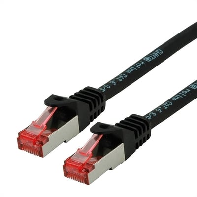 S/FTP (PiMF) Patchkábel LSOH 0.3m cat.6, čierny, Cu, Component Level, GHMT
